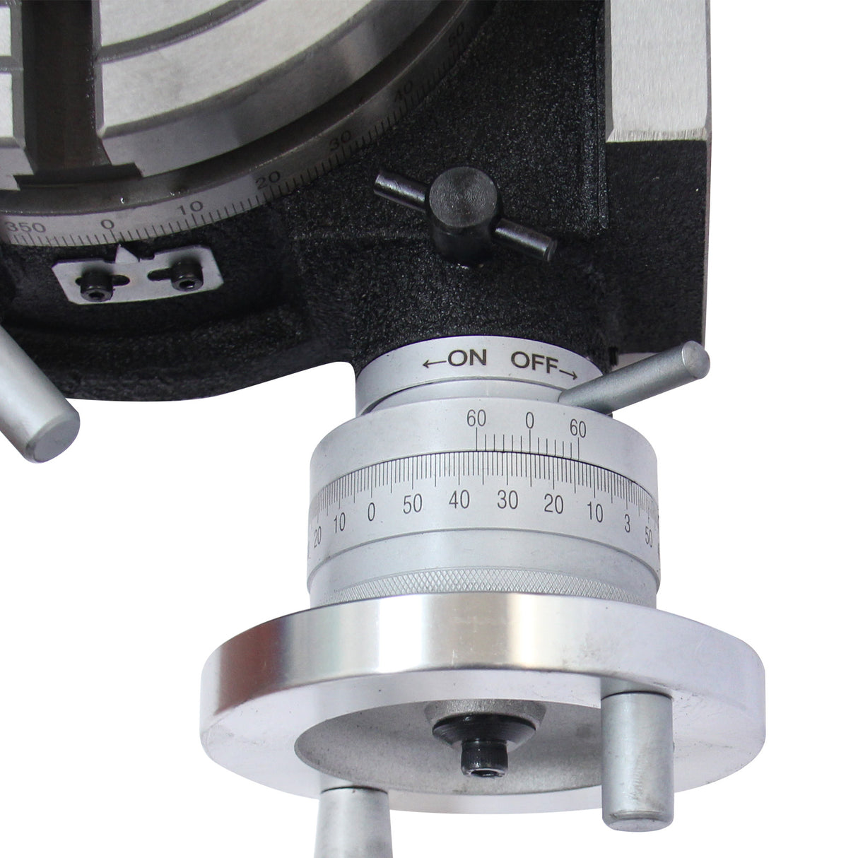 Kaka Industrial HV-8, 8" Horizontal Vertical Rotary Table Rotary table TSL Vertical & Horizontal MT3 Center Sleeve Rotary Table 4 slot Precision Milling Table 360 Degrees Precision Rotary Table