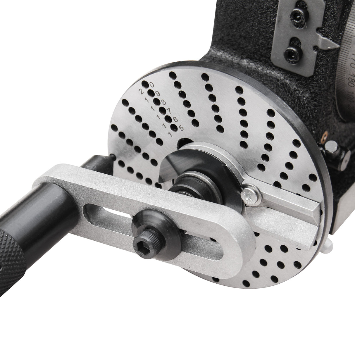 Rotary Table with Dividing Plate DP-1, 6 Inch Rotary Table Milling Machine Horizontal Vertical Indexing Plate HVP-61