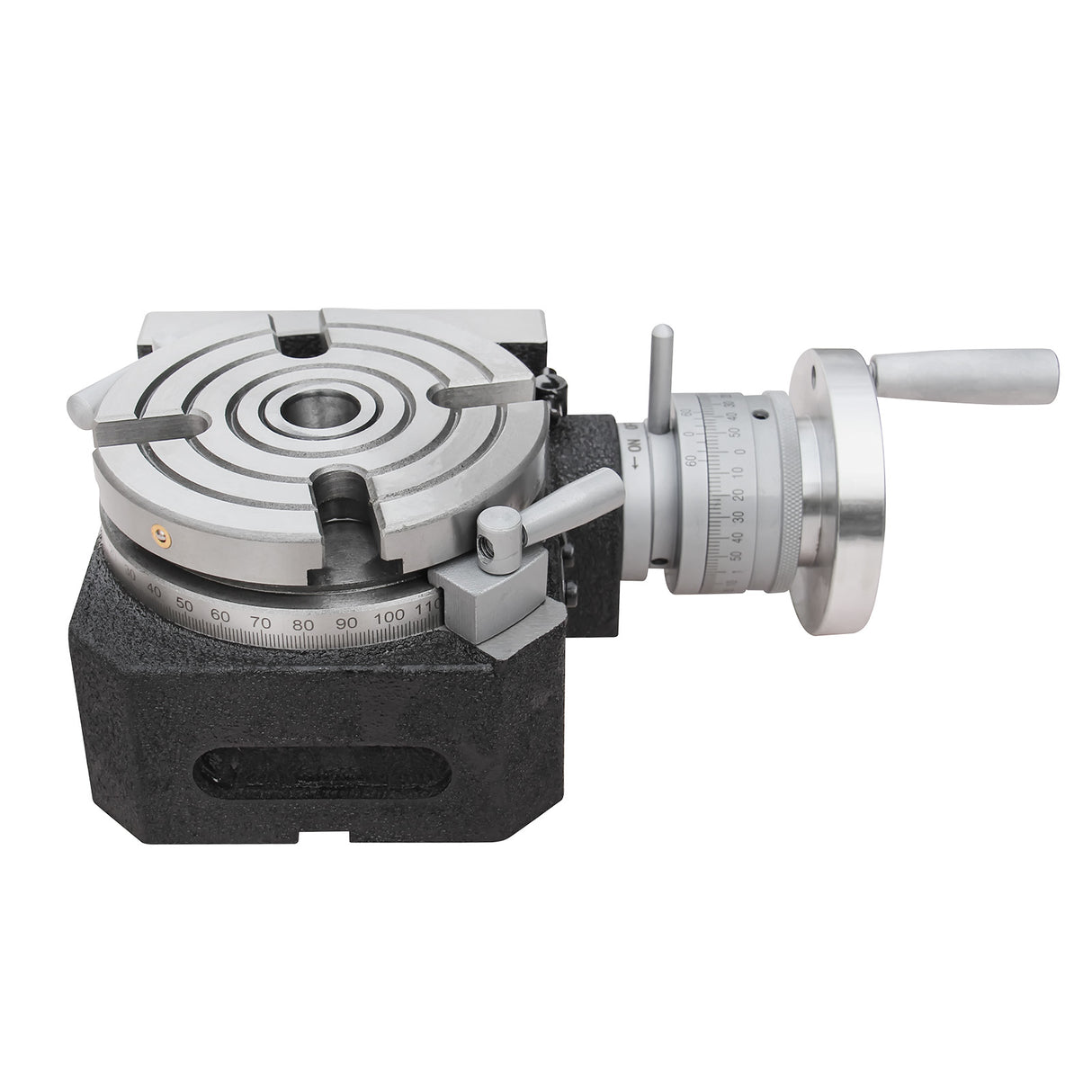 Kang Industrial HVP-41, Rotary Table with Dividing Plate DP-1, 4 Inch Rotary Table Milling Machine Horizontal Vertical Indexing Plate