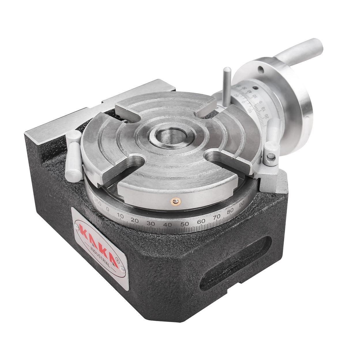 Kang Industrial HVP-41, Rotary Table with Dividing Plate DP-1, 4 Inch Rotary Table Milling Machine Horizontal Vertical Indexing Plate