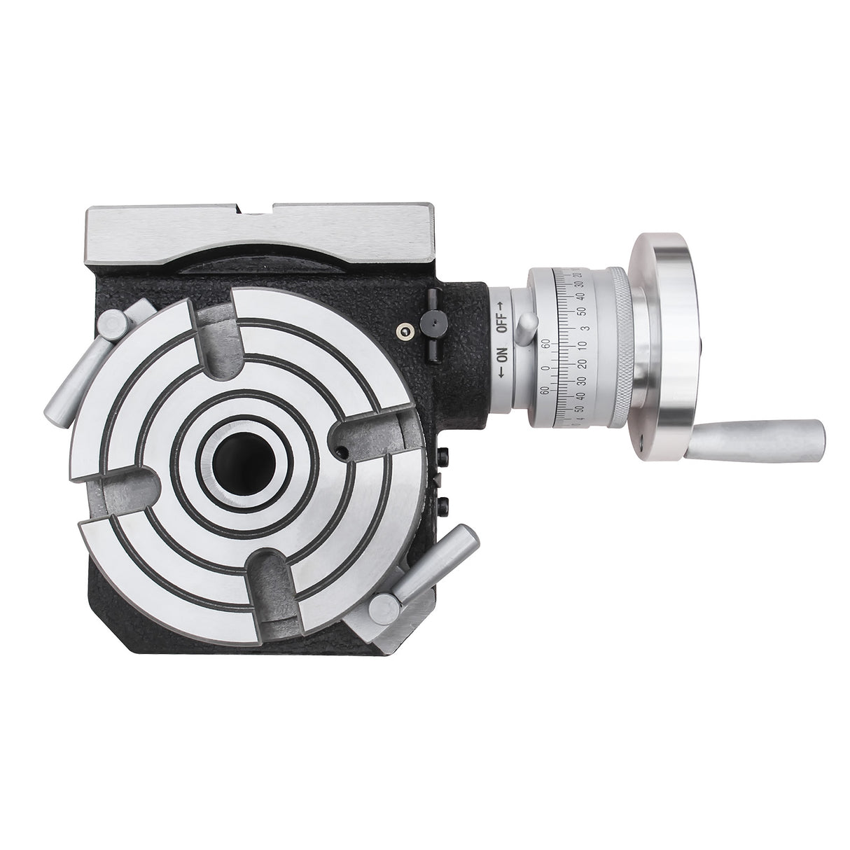 Kang Industrial HVP-41, Rotary Table with Dividing Plate DP-1, 4 Inch Rotary Table Milling Machine Horizontal Vertical Indexing Plate