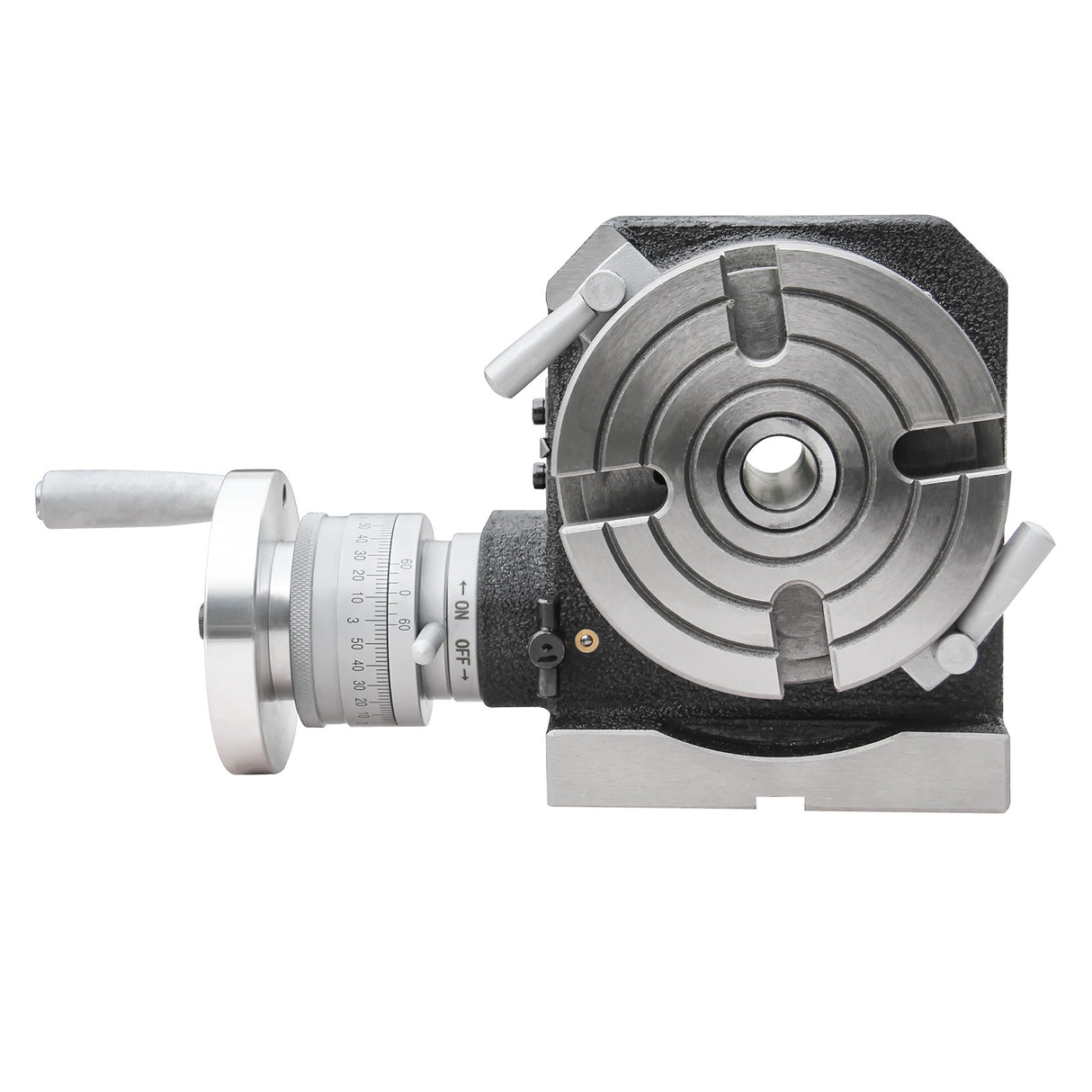 Kang Industrial HVP-41, Rotary Table with Dividing Plate DP-1, 4 Inch Rotary Table Milling Machine Horizontal Vertical Indexing Plate