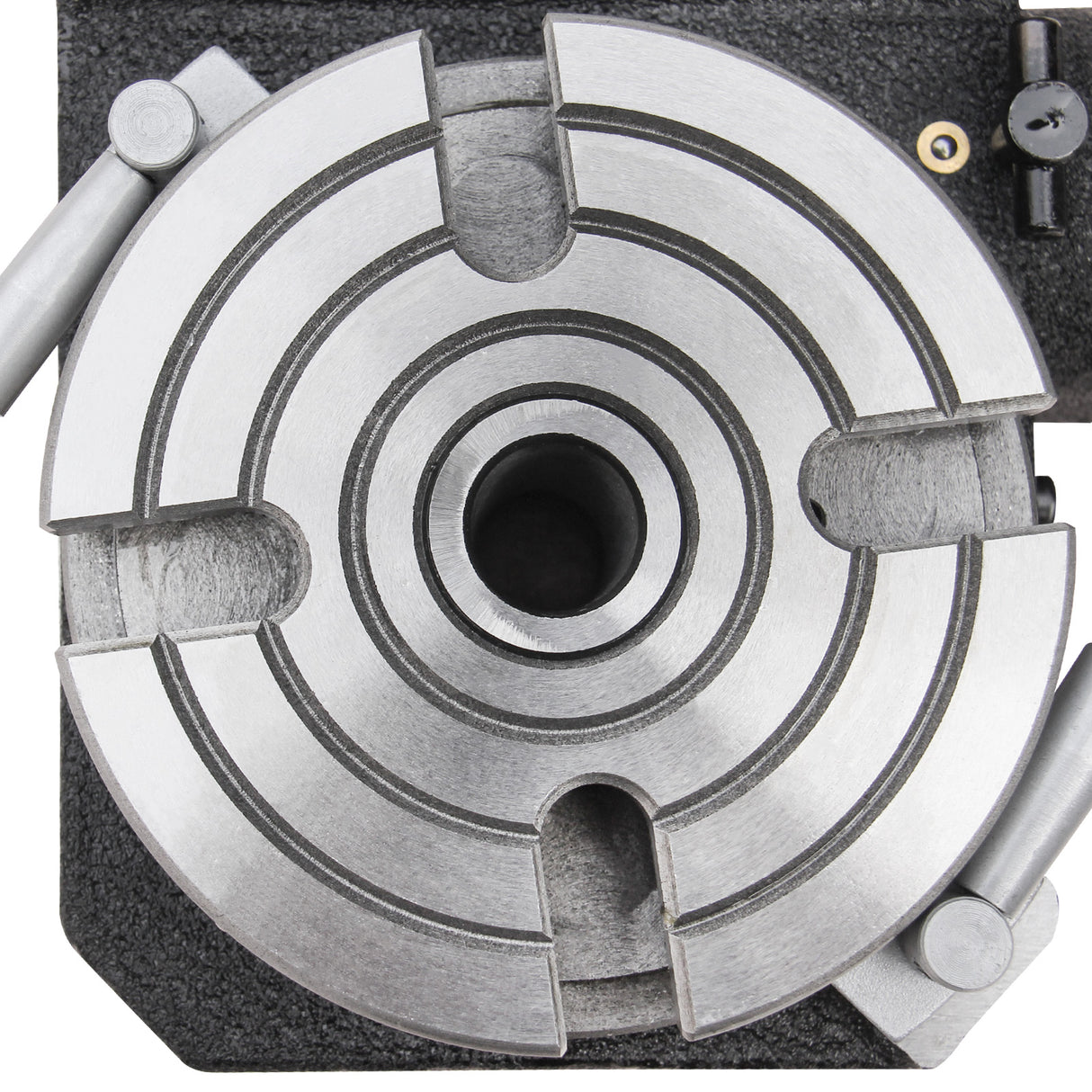 Kang Industrial HVP-41, Rotary Table with Dividing Plate DP-1, 4 Inch Rotary Table Milling Machine Horizontal Vertical Indexing Plate
