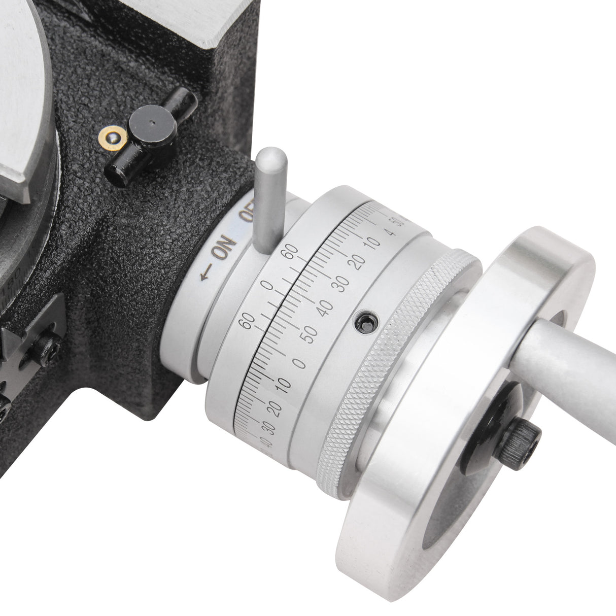 Kang Industrial HVP-41, Rotary Table with Dividing Plate DP-1, 4 Inch Rotary Table Milling Machine Horizontal Vertical Indexing Plate