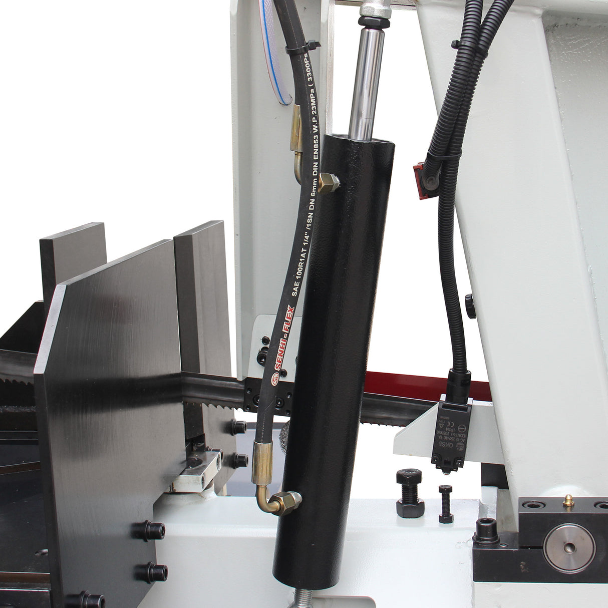 KAKA Industrial Metal Cutting Band Saw with Hydraulic Cylinder, Professional Grade (BS-2114T Hydraulic Cylinder)