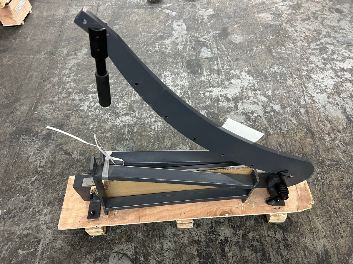 (Not Brand New) Guillotine Metal Shear, 31 in Bed Width, 16 Gauge Metal Guillotine Shear with a Stand for Construction Work Sheet Metal Fabrication Plate Cutting Cutter HS-30
