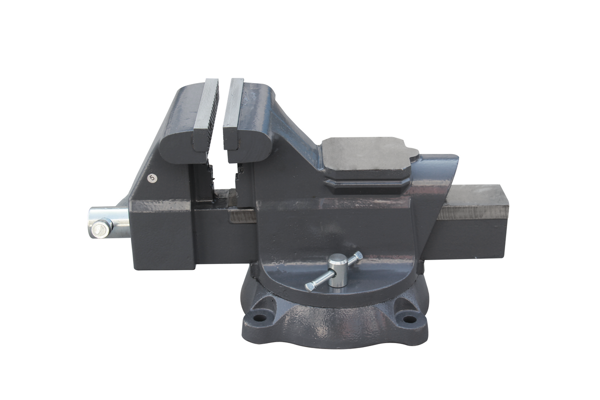 Kaka Industrial AVS-150 Bench Vise 6 Inch Jaw Width, 6 Inch Jaw Opening Homeowner's Vise, Swivel Base Heavy Duty, for Drilling, Pipe Cutting, Woodworking