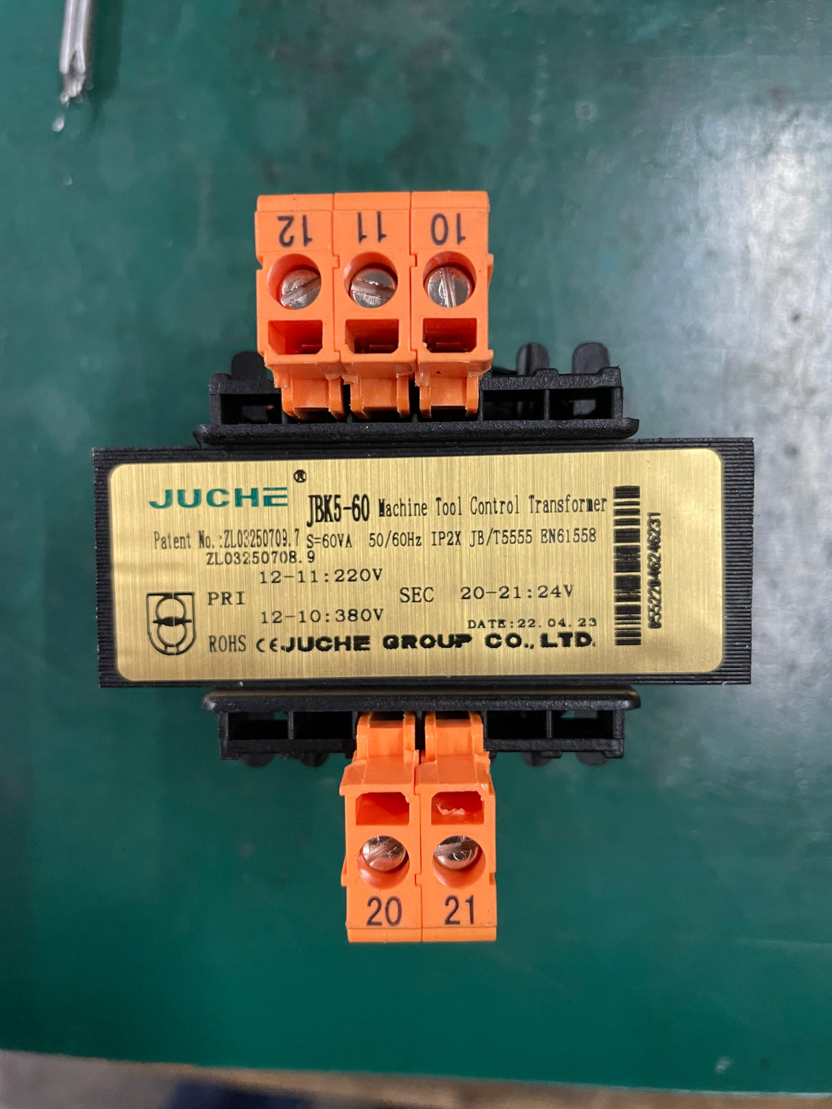 220V-24V Transformer JBK5-60 for Band Saw BS-1018B