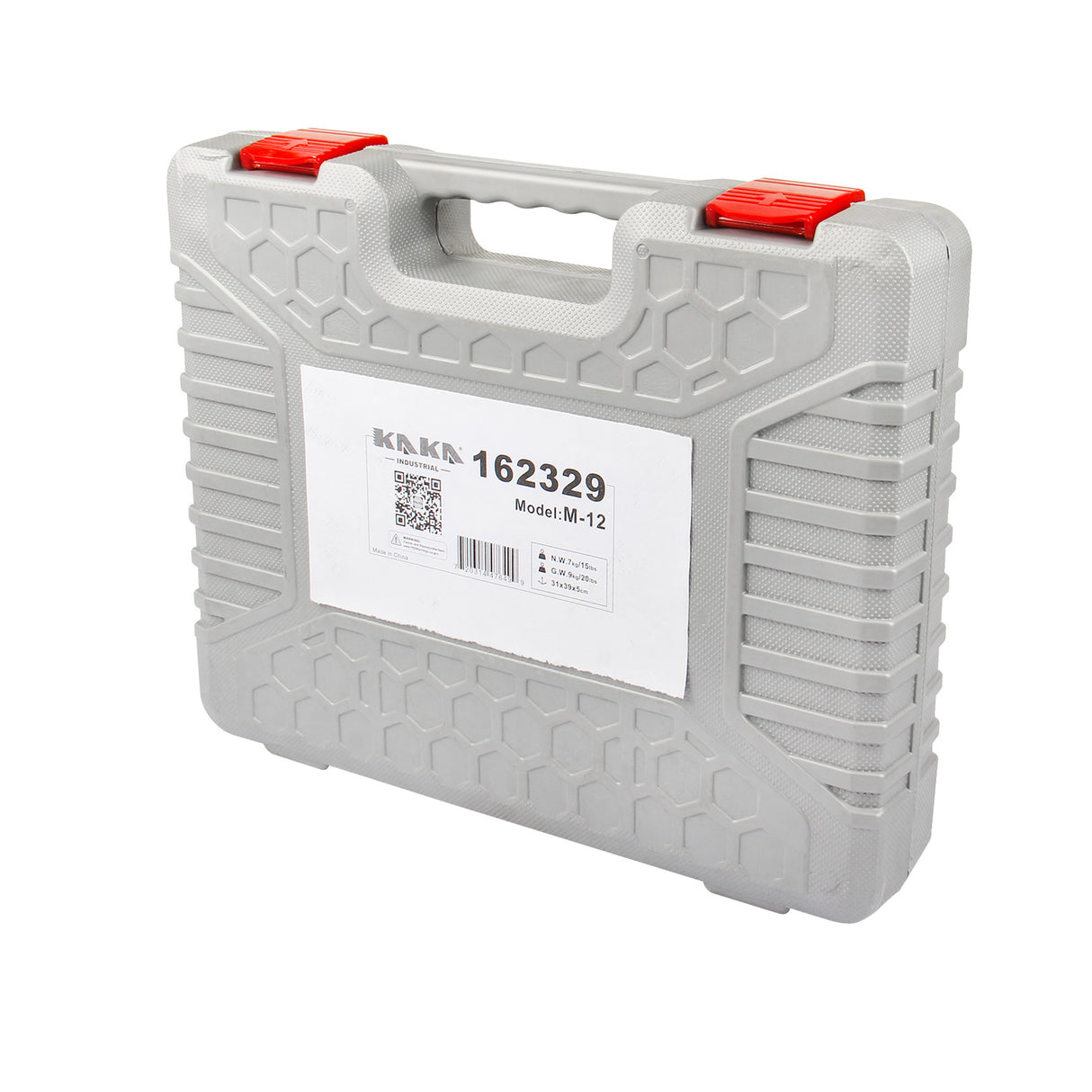 KAKA INDUSTRIAL 5/8" Table Slot 1/2" Stud Szie 52pcs Clamping Kit Set with case holder