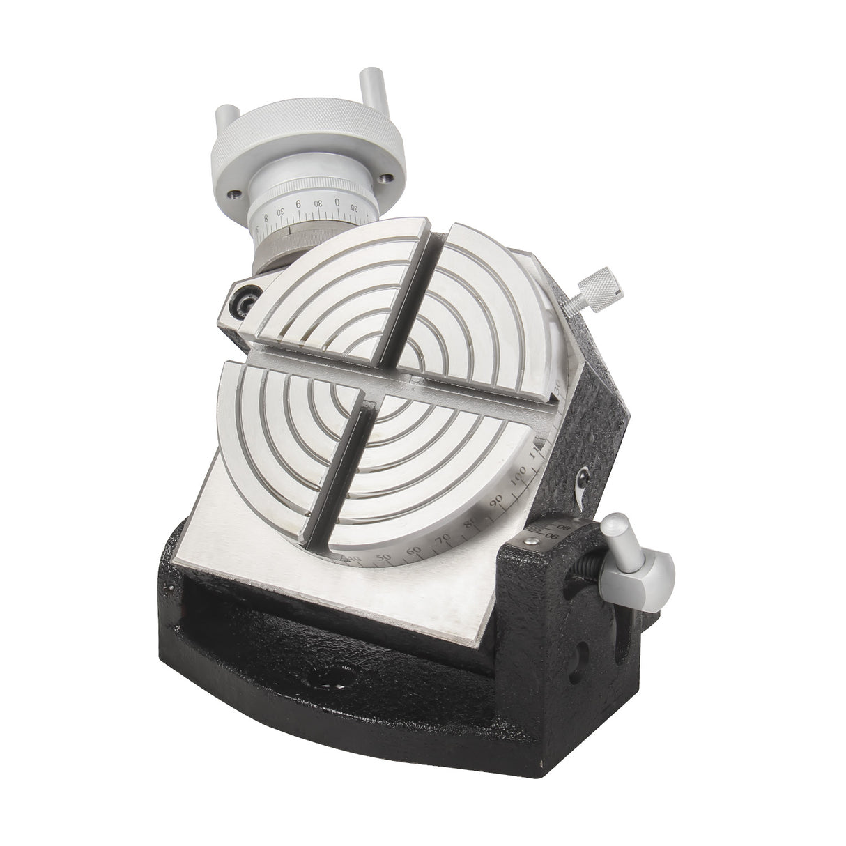 Kaka Industrial MTSK-4 Mini Series Rotary Table,4" Rotary Table with set of clamps