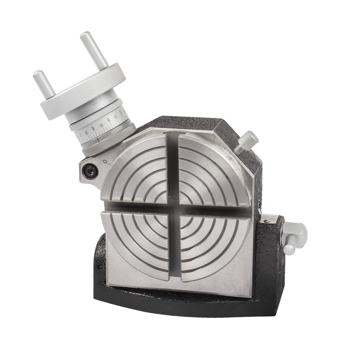 Kaka Industrial MTSK-4 Mini Series Rotary Table,4" Rotary Table with set of clamps