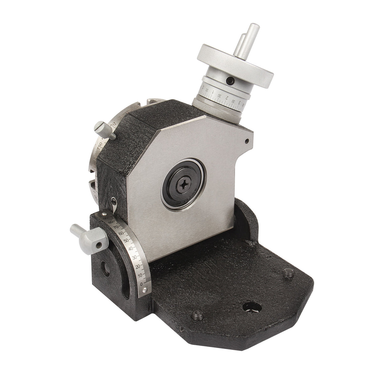 Kaka Industrial MTSK-4 Mini Series Rotary Table,4" Rotary Table with set of clamps