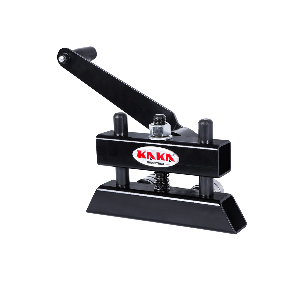 Manual Ring Roll Bender, Portable Plate Steel Rolling Machine, 5/32" x 1-3/8" (4x35mm) Mild Steel Capacity, Min. Roll Diameter 7.5" (190mm), Ideal for Industrial, Decorative & DIY Metalworking Projects PR-2