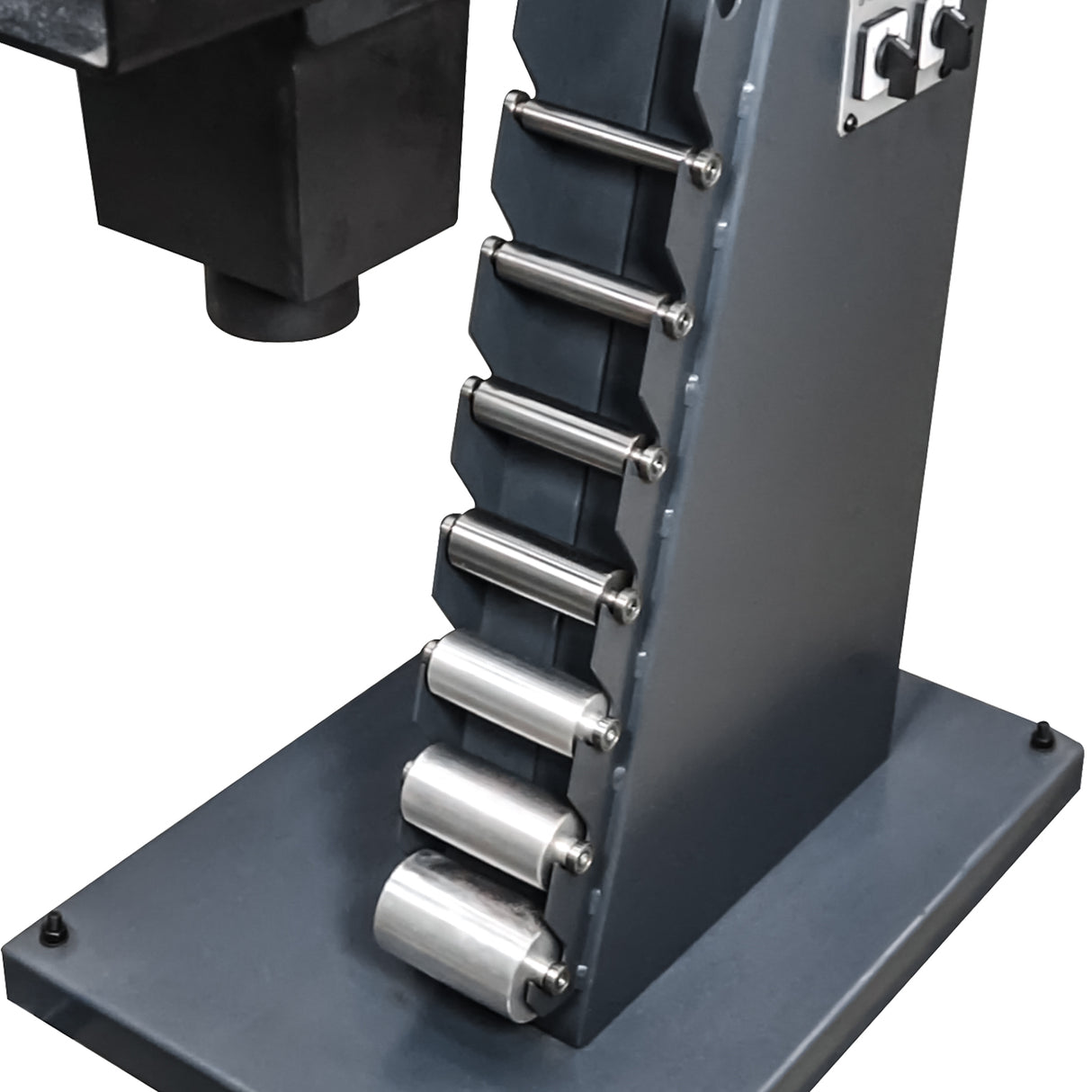 Belt Grinder, Wheel Metal Belt Grinder/Sander, Sander with Cast Iron Base, Grinds at angle from 30-90 degree, Arc cutting which is ideal for pipe-shaped, 220V-60HZ-3PH PRS-4A