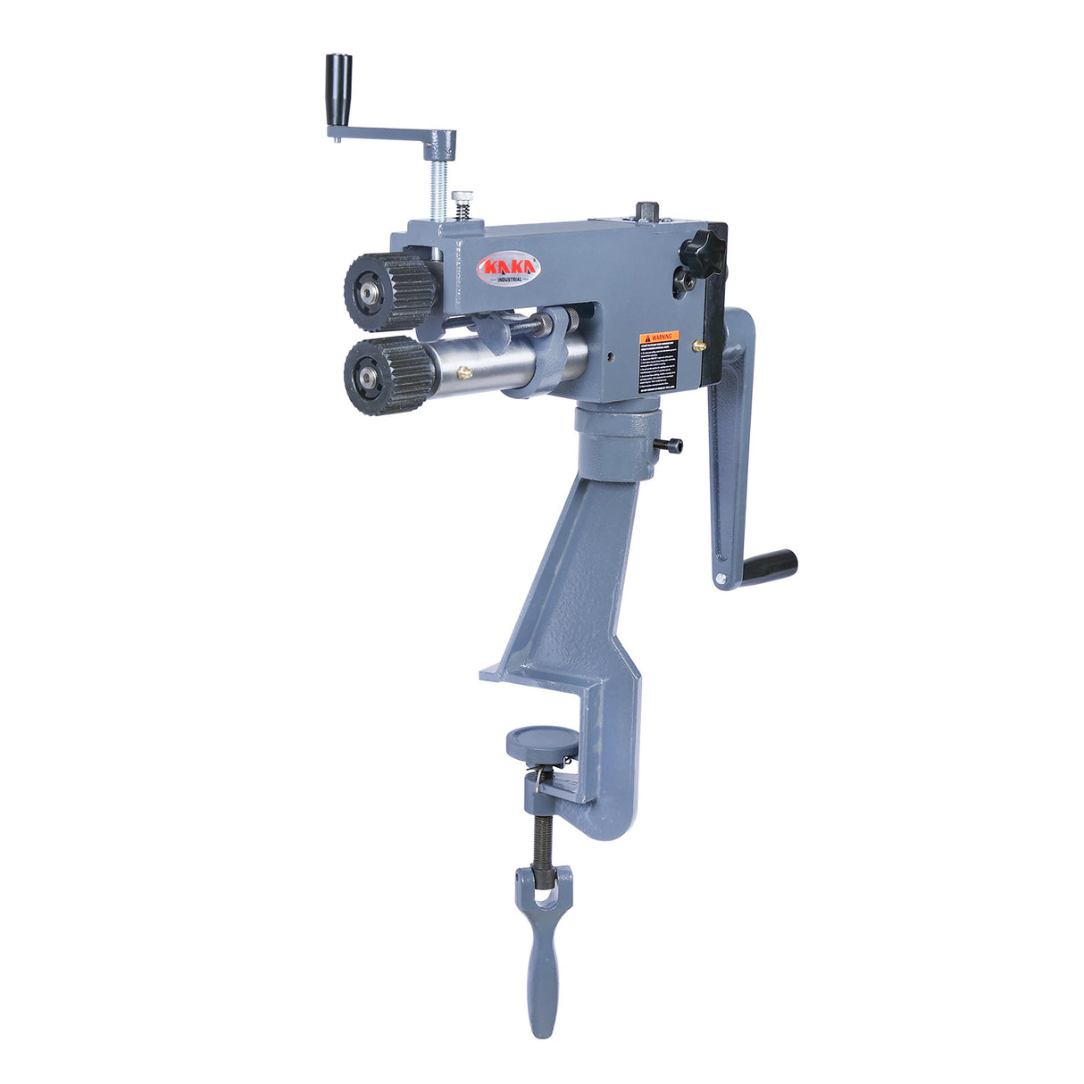 Kaka Industrial RM-08,7-in throat depth,22 gauge mild steel capacity,Sheet Metal Rotary Forming Machine, roller head can swivel and pivot.High Adjustability HAVC Tools Fabrication Bead Rolling Machine