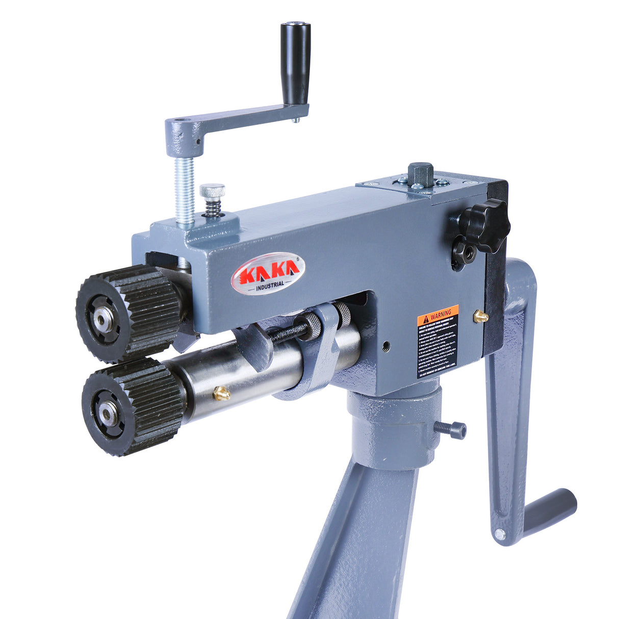 Kaka Industrial RM-08,7-in throat depth,22 gauge mild steel capacity,Sheet Metal Rotary Forming Machine, roller head can swivel and pivot.High Adjustability HAVC Tools Fabrication Bead Rolling Machine