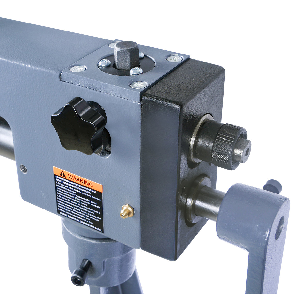 Kaka Industrial RM-08,7-in throat depth,22 gauge mild steel capacity,Sheet Metal Rotary Forming Machine, roller head can swivel and pivot.High Adjustability HAVC Tools Fabrication Bead Rolling Machine