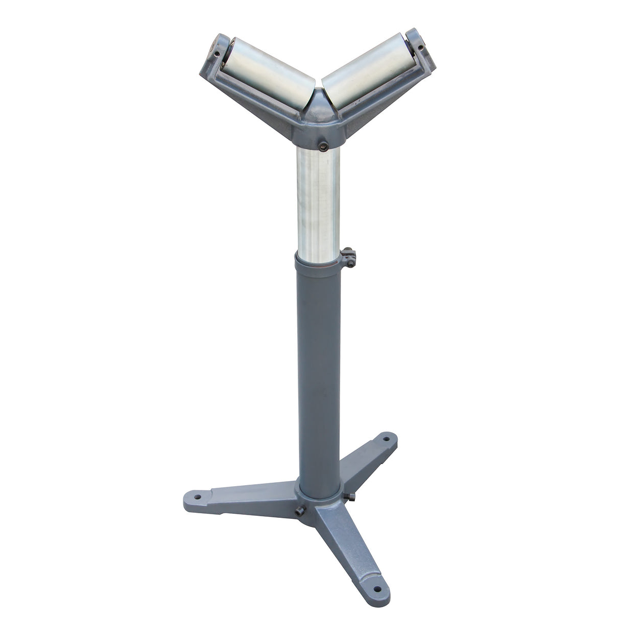Kaka RV-1100 Stands and Supports, Pipe Stand V Head Roller Super Duty Adjustable 24-3/8 Inch to 43-1/4 Inch Tall