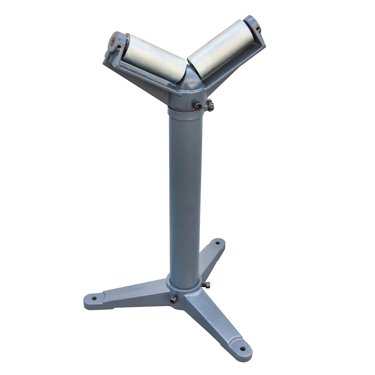 Kaka RV-1100 Stands and Supports, Pipe Stand V Head Roller Super Duty Adjustable 24-3/8 Inch to 43-1/4 Inch Tall