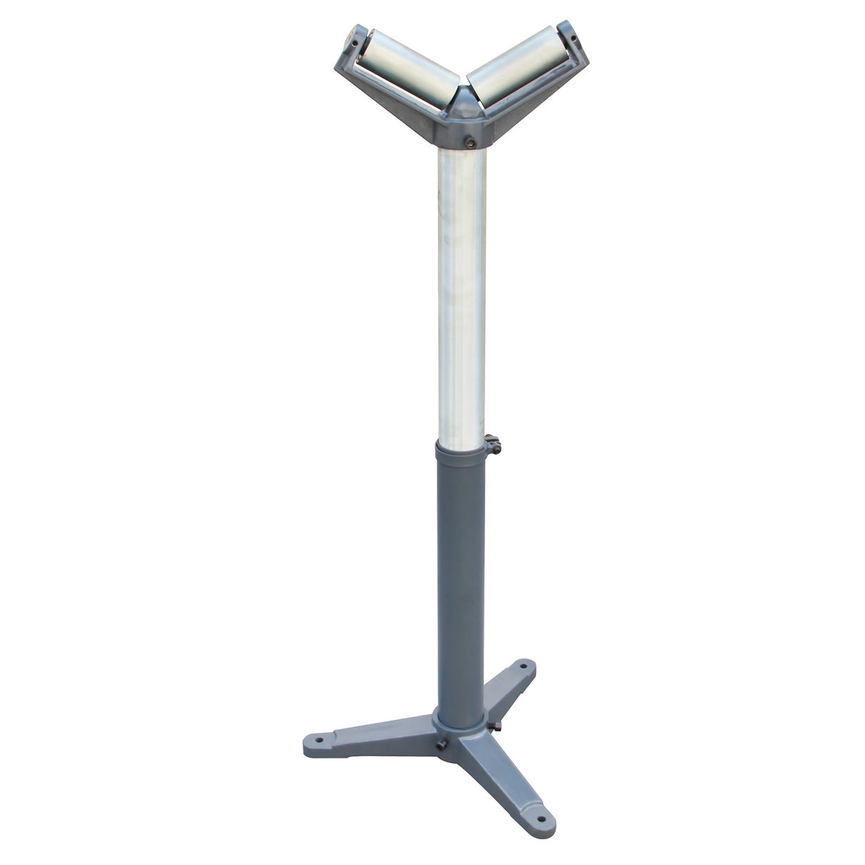 Kaka RV-1100 Stands and Supports, Pipe Stand V Head Roller Super Duty Adjustable 24-3/8 Inch to 43-1/4 Inch Tall