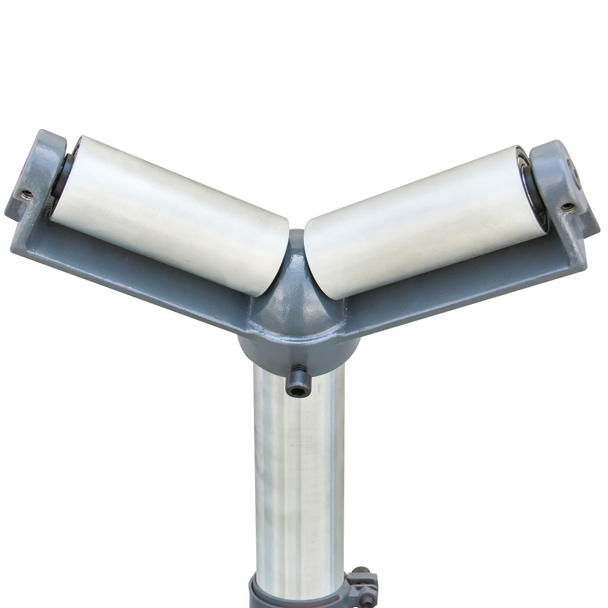 Kaka RV-1100 Stands and Supports, Pipe Stand V Head Roller Super Duty Adjustable 24-3/8 Inch to 43-1/4 Inch Tall