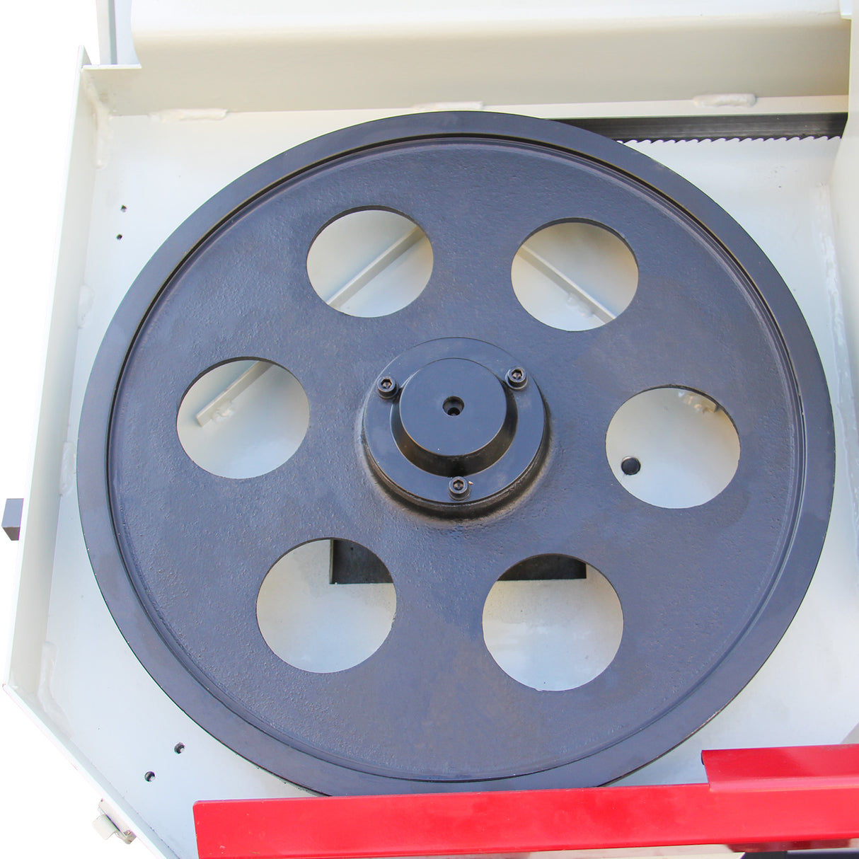 Metal Horizontal Band Saw,Double Column Band Saw, Hydraulic downfeed control, Max cutting capacity 11 inch with 230V 3PH motor TBK-11