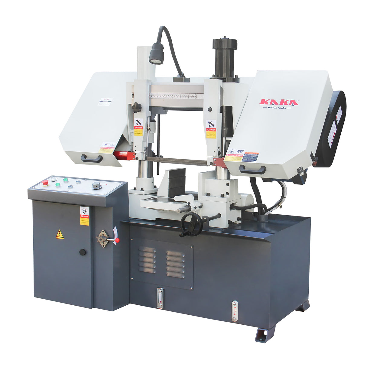 Metal Horizontal Band Saw,Double Column Band Saw, Hydraulic downfeed control, Max cutting capacity 11 inch with 230V 3PH motor TBK-11