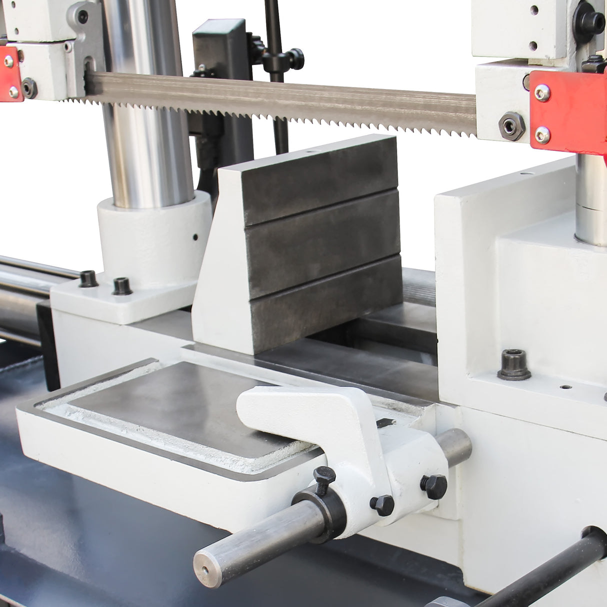 Metal Horizontal Band Saw,Double Column Band Saw, Hydraulic downfeed control, Max cutting capacity 11 inch with 230V 3PH motor TBK-11