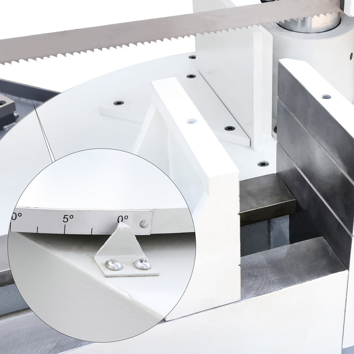 Metal Horizontal Band Saw,Double Column Swivel Head Band Saw, Hydraulic downfeed control with variable Cutting speed, Max cutting capacity 11 inch with 230V 3PH,TBK-11A