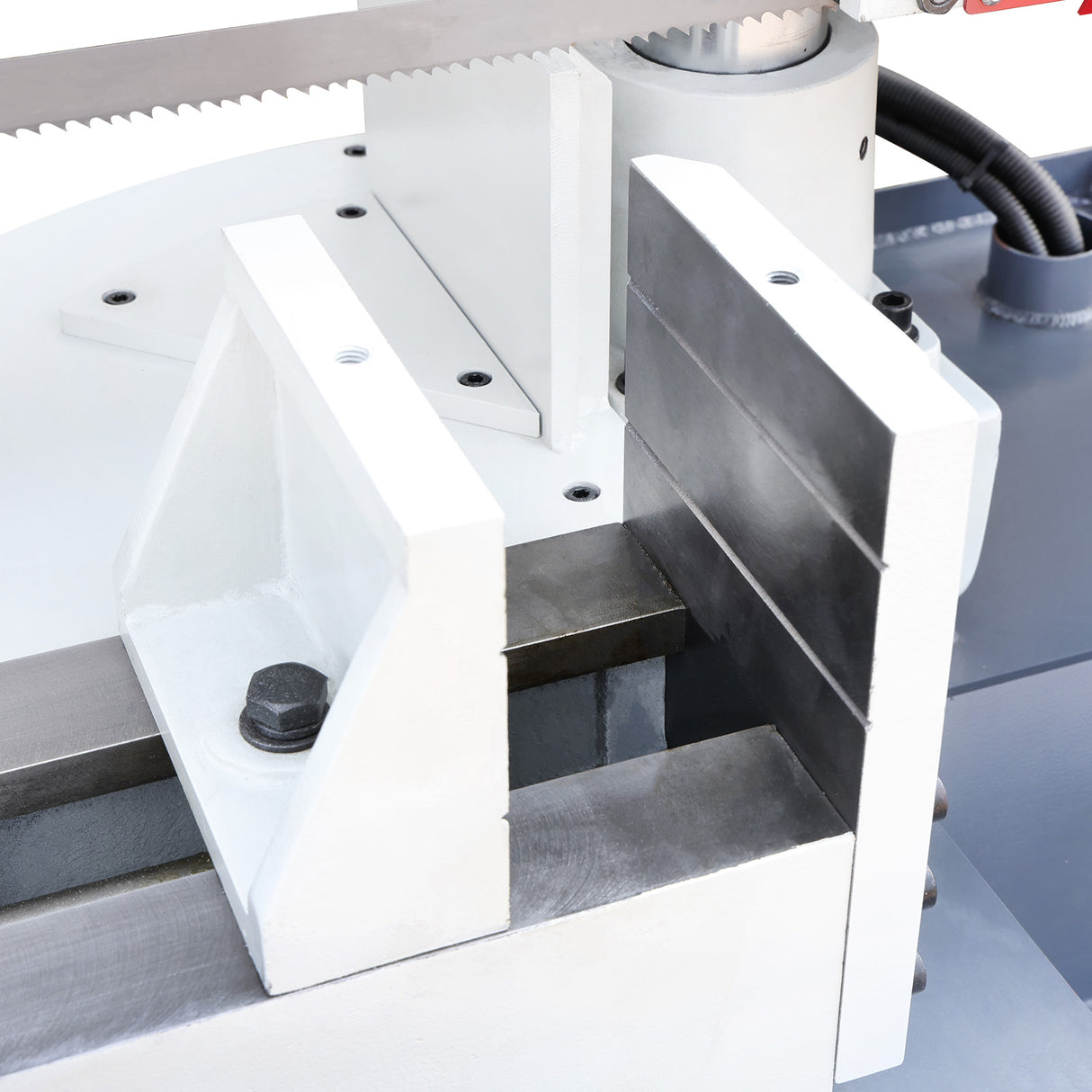 Metal Horizontal Band Saw,Double Column Swivel Head Band Saw, Hydraulic downfeed control with variable Cutting speed, Max cutting capacity 11 inch with 230V 3PH,TBK-11A