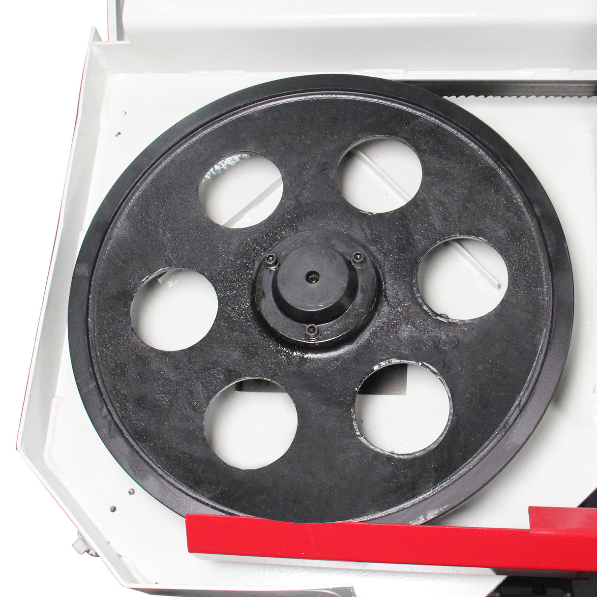 Metal Horizontal Band Saw,Double Column Band Saw, Hydraulic downfeed control, Max cutting capacity 11 inch with 220V 3PH motor TBK-11B