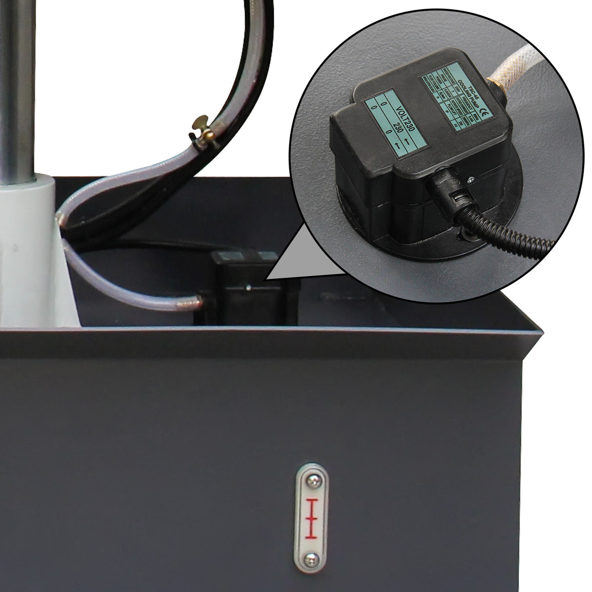 Kaka Industrial TGK-16 Double column horizontal band saw, Max cutting capacity 15.7 inch, vertical lifting, high stability. Cutting speed adopts hydraulic control, 230V 60HZ 3PH