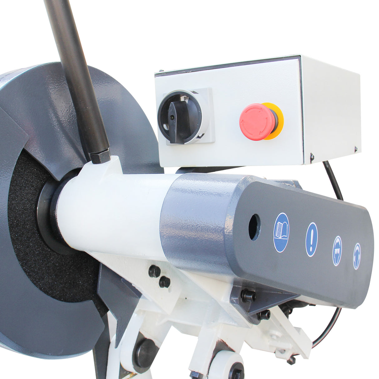 KAKA INDUSTRIAL Abrasive Saw, Powerful Chop Saw for Metal Cutting, 0-45 Degrees Adjustable Miter Saw, 16-in Blade 5500W 3840RPM, Swivel Base and Mitering Head, Abrasive Cut Off Saws 230V-60HZ-3PH TV-16