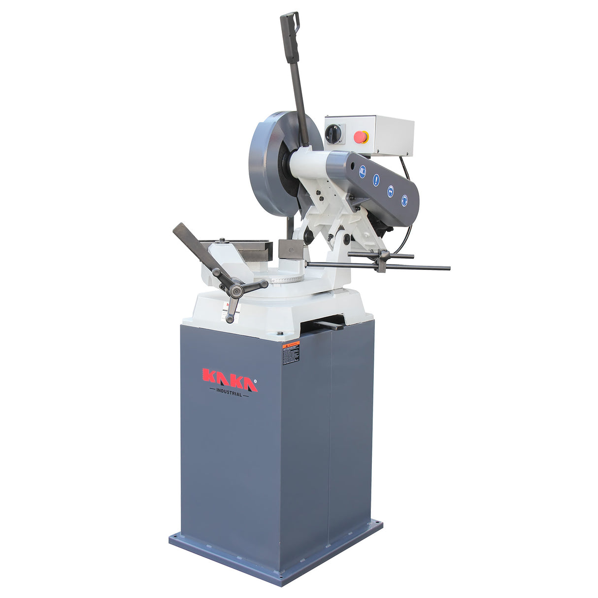 KAKA INDUSTRIAL Abrasive Saw, Powerful Chop Saw for Metal Cutting, 0-45 Degrees Adjustable Miter Saw, 16-in Blade 5500W 3840RPM, Swivel Base and Mitering Head, Abrasive Cut Off Saws 230V-60HZ-3PH TV-16