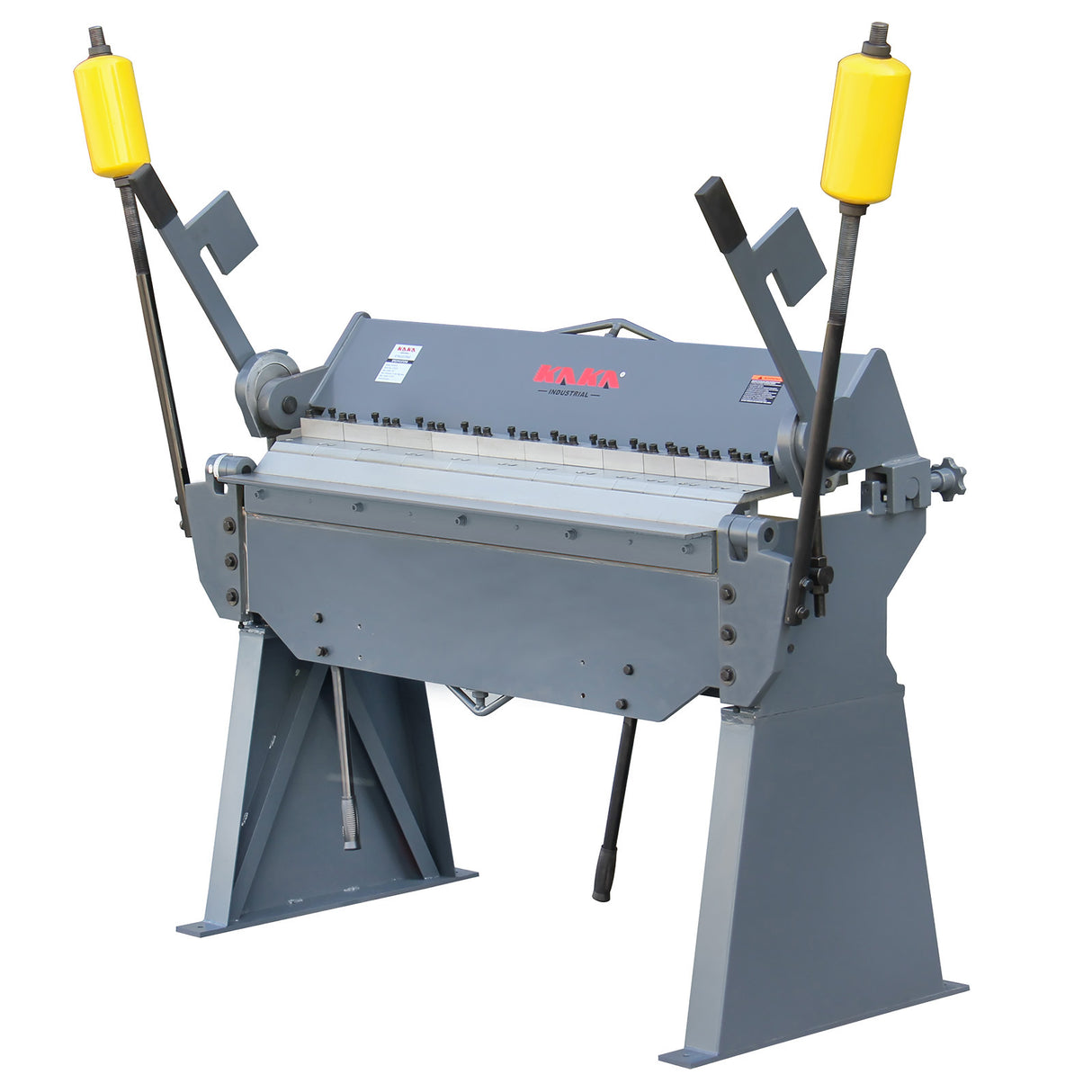 KAKA INDUSTRIAL Sheet Metal Brake, 49-Inch Box and Pan Brake, Industrial-Grade Sheet Metal Bender Machine,12-Gauge Mild Steel Capacity Pan and Box Brake, 0-135 Degree Adjustable W-4812