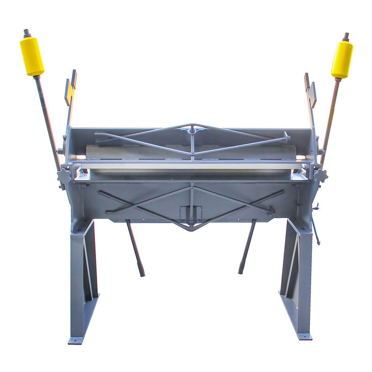 KAKA INDUSTRIAL Sheet Metal Brake, 49-Inch Box and Pan Brake, Industrial-Grade Sheet Metal Bender Machine,12-Gauge Mild Steel Capacity Pan and Box Brake, 0-135 Degree Adjustable W-4812