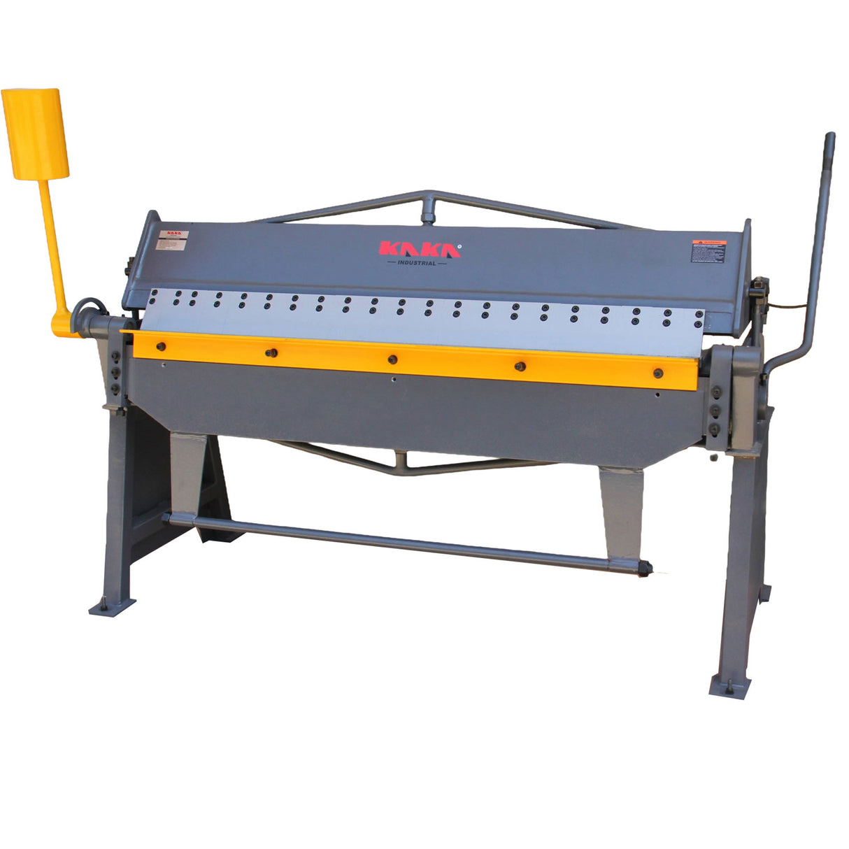 Box and Pan Brake, 59-Inch Sheet Metal Brake, Industrial-,18-Gauge Mild Steel Capacity ,0-125 Degree Adjustable Grade for Grade Sheet Metal Bender Machine Metalworking Shops W-6018H