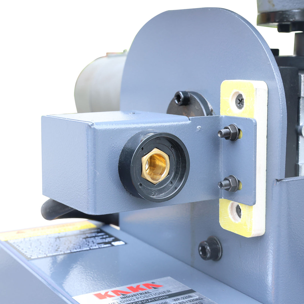 KAKA INDUSTRIAL Welding Positioner 485 lbs Tilt angle 0-135º Rotation motor 125W Rotation speed 0-6 RPM Stepless Speed Control Welder Positioning Machine with Digital Display 110V-60HZ-1PH,WP-220B