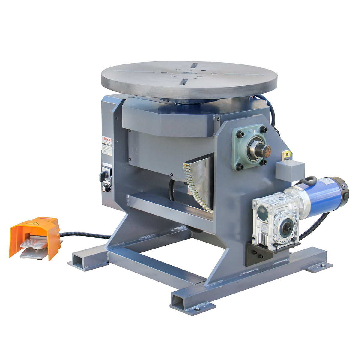 Welding Positioner 1102lb Tilt angle -45°-90º Rotation motor 400W Rotation speed 0-5 RPM Stepless Speed Control Welder Positioning Machine 110V-60HZ-1PH WP-500