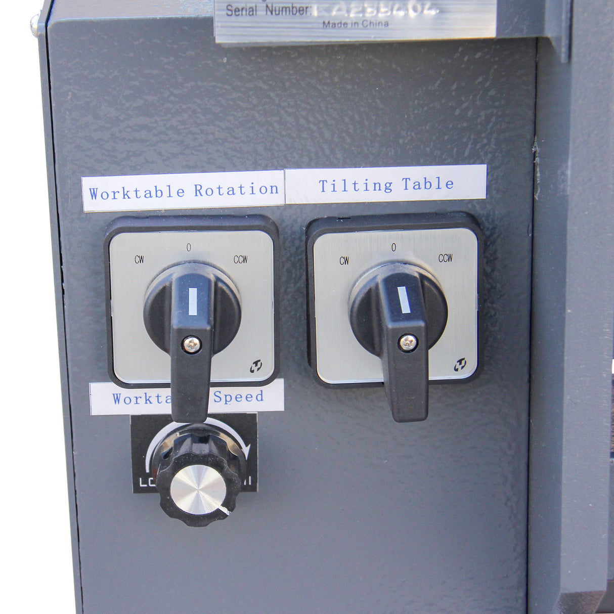 Welding Positioner 1102lb Tilt angle -45°-90º Rotation motor 400W Rotation speed 0-5 RPM Stepless Speed Control Welder Positioning Machine 110V-60HZ-1PH WP-500