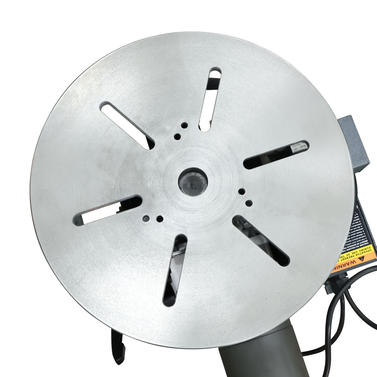 Welding Positioner 770 lbs Tilt angle 0-135º Rotation motor 125W Rotation speed 0-5 RPM Stepless Speed Control Welder Positioning Machine with Digital Display 110V-60HZ-1PH,WP-350B