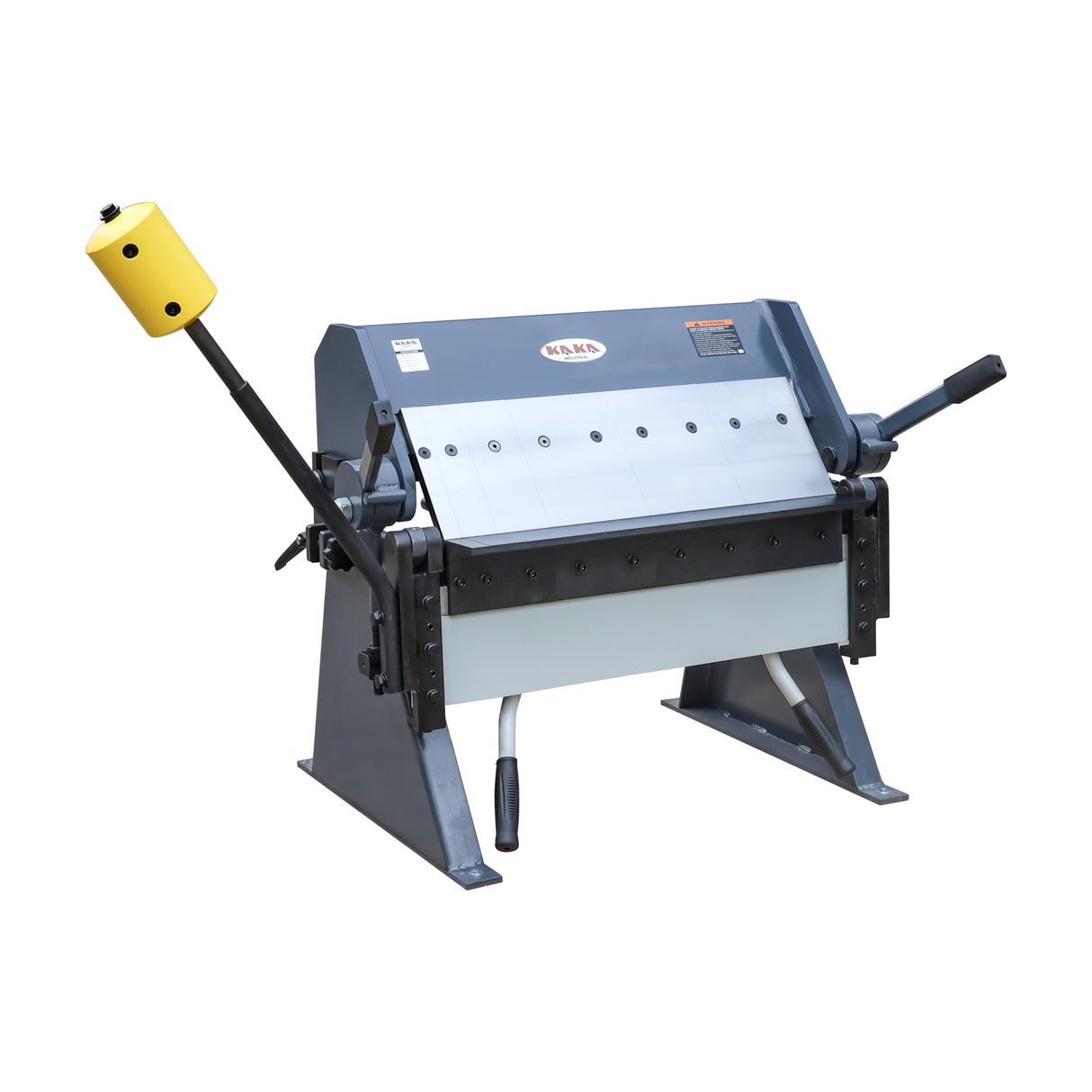 Ultra 24 inch Box and Pan Brake, 3-Segment Fingers Sheet Metal Brake with Precision Gap Control & Rear Stops, Bends 16 Gauge (1.5mm) Mild Steel,3.35" (85mm) Max Box Depth XW-2416