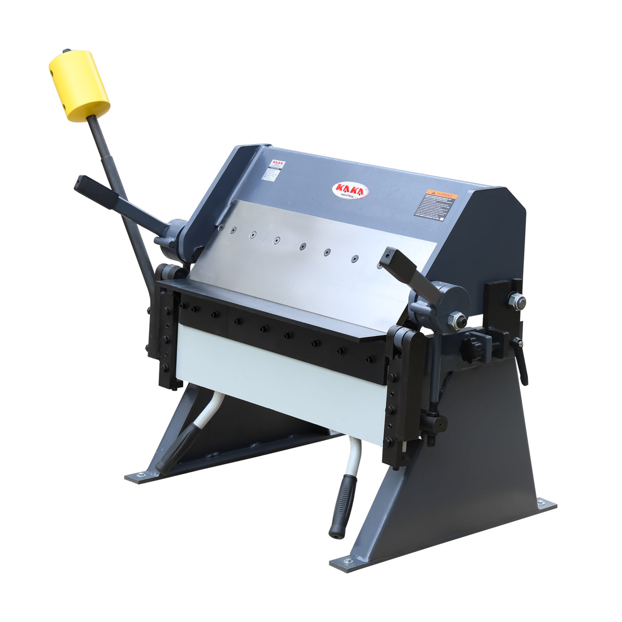 Ultra 24 inch Box and Pan Brake, 3-Segment Fingers Sheet Metal Brake with Precision Gap Control & Rear Stops, Bends 16 Gauge (1.5mm) Mild Steel,3.35" (85mm) Max Box Depth XW-2416