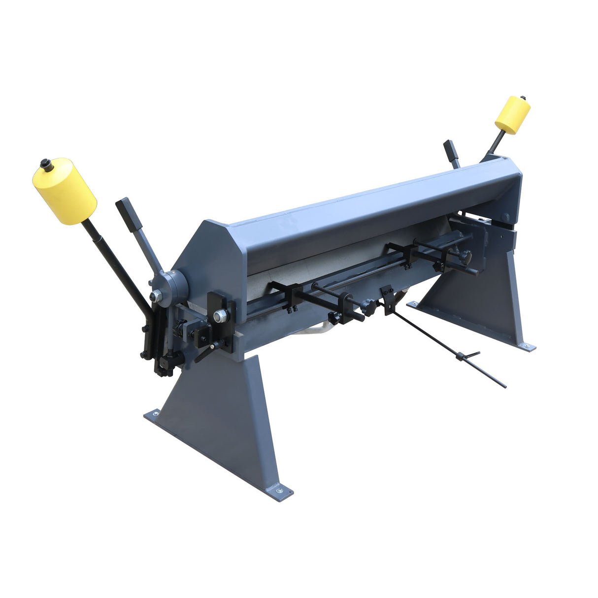 Ultra 48 inch Box and Pan Brake, 16 Gauge (1.5mm) Mild Steel Capacity, 3-Segment Finger Design with Precision Knob Adjustment & Rear Stops,3.35" (85mm) Max Box Depth XW-4816