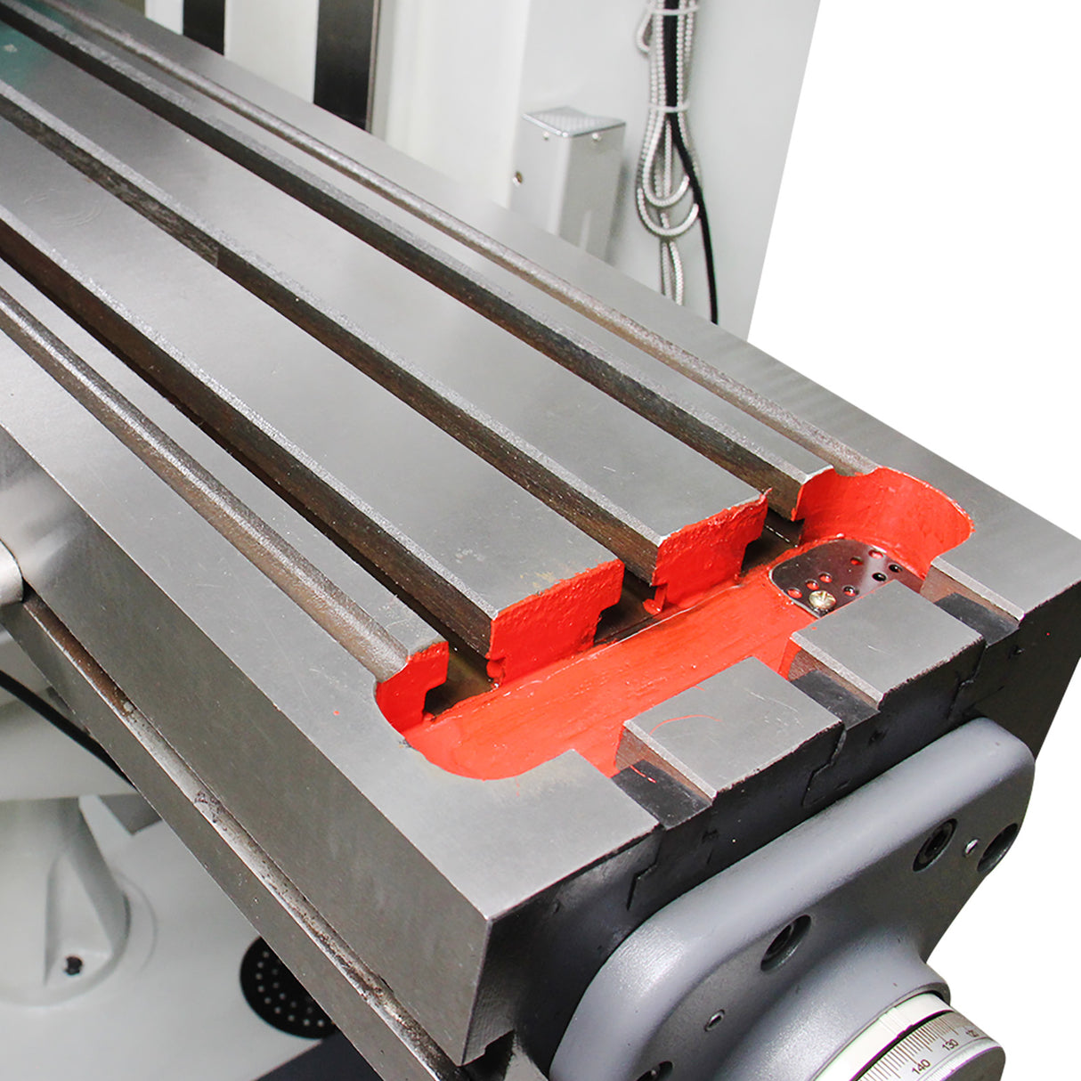 KAKA Industrial ZX-5325C Drilling and milling machine 230V460V-60HZ-3PH Main Moto power 1.5KW Gear Head Auto Feed Table Drilling and milling machine with 3 Axis DRO