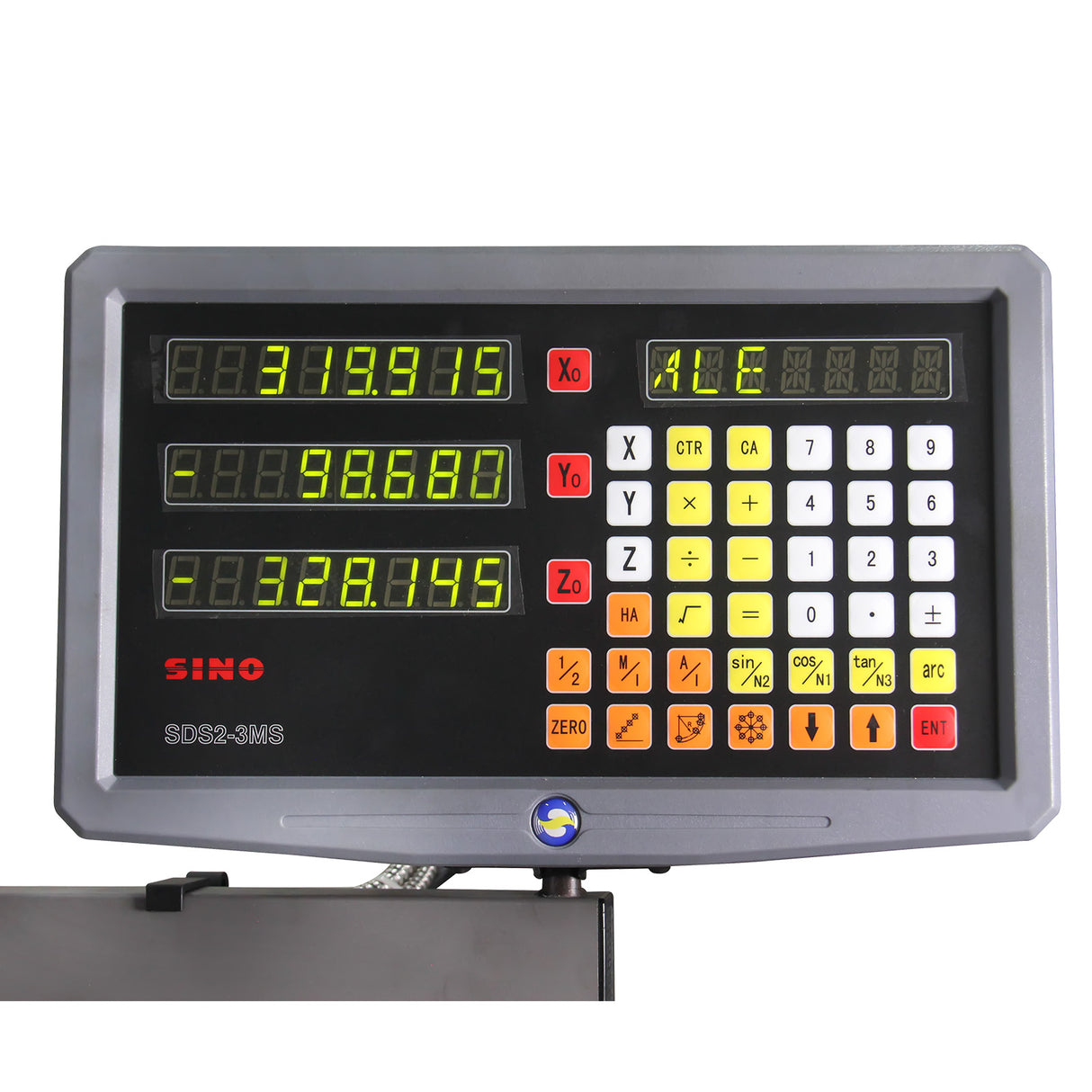 KAKA Industrial ZX-5325C Drilling and milling machine 230V460V-60HZ-3PH Main Moto power 1.5KW Gear Head Auto Feed Table Drilling and milling machine with 3 Axis DRO