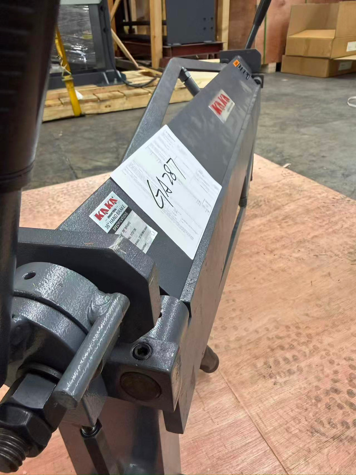 (Not Brand New) 36-Inch Sheet Metal Bending Brake High Precision 20 Gauge Mild Steel Capacity MB-36