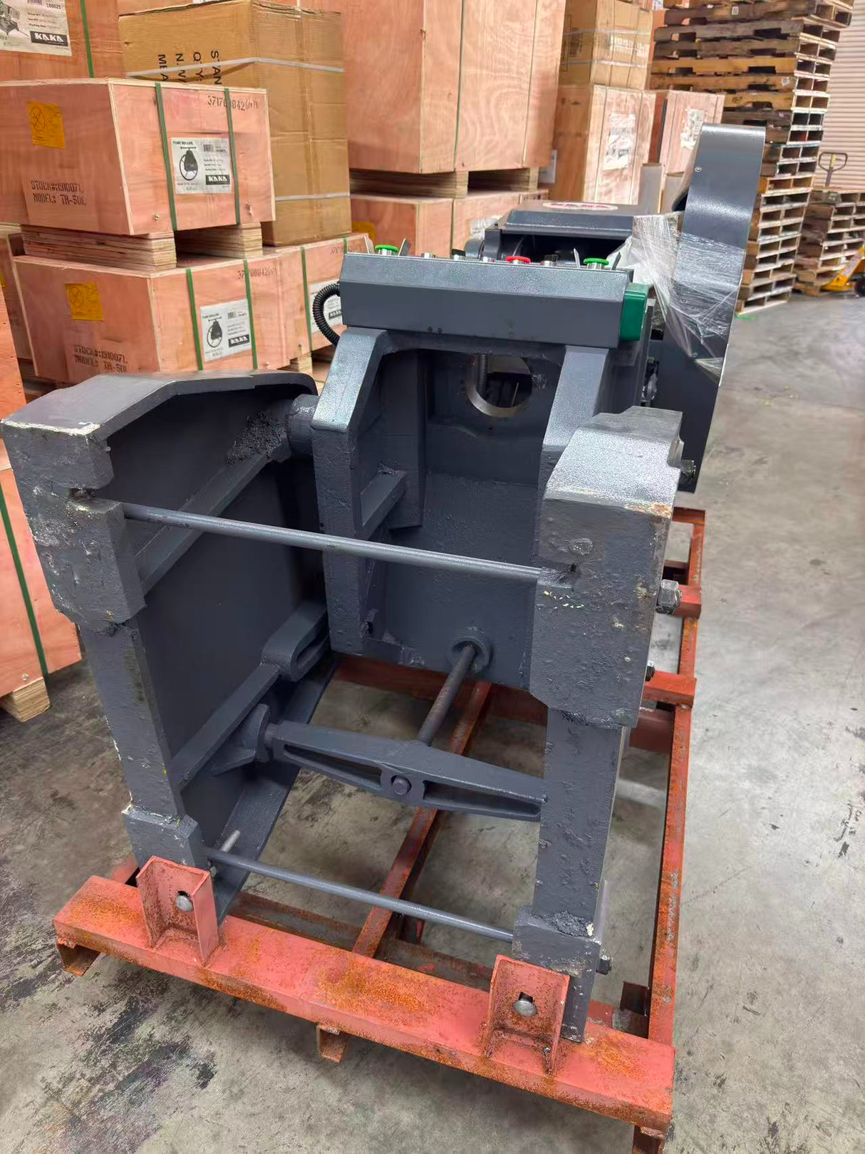 (Not Brand New) KAKA INDUSTRIAL 25 Ton Open Back Inclinable Mechanical Punch Press Machine, Eccentric Flywheel Sheet Metal Punch machine 220V 3phase JB23-25