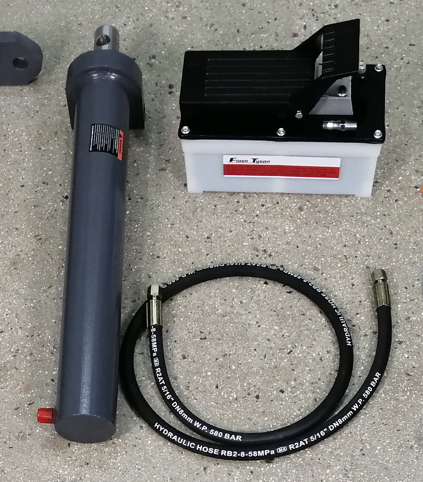 Kaka Industrial TB-3B Air Hydraulic Power 10 Ton Tube Bender for Roll Cage & Exhaust Pipe Bender,12 Inch stroke cylinder General Tube Bender