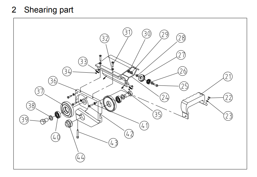 KAKA Industrial Roller knife for ALB-126